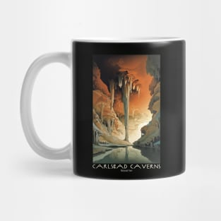 Carlsbad Caverns National Park Vintage Travel  Poster Mug